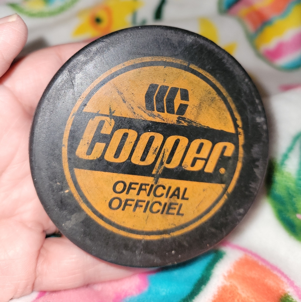 Vintage NHL Cooper Official Hockey Puck Made in Czech